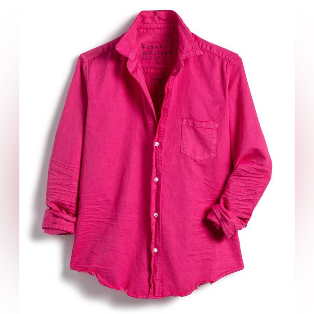 Frank & Eileen Bright Pink Shirt